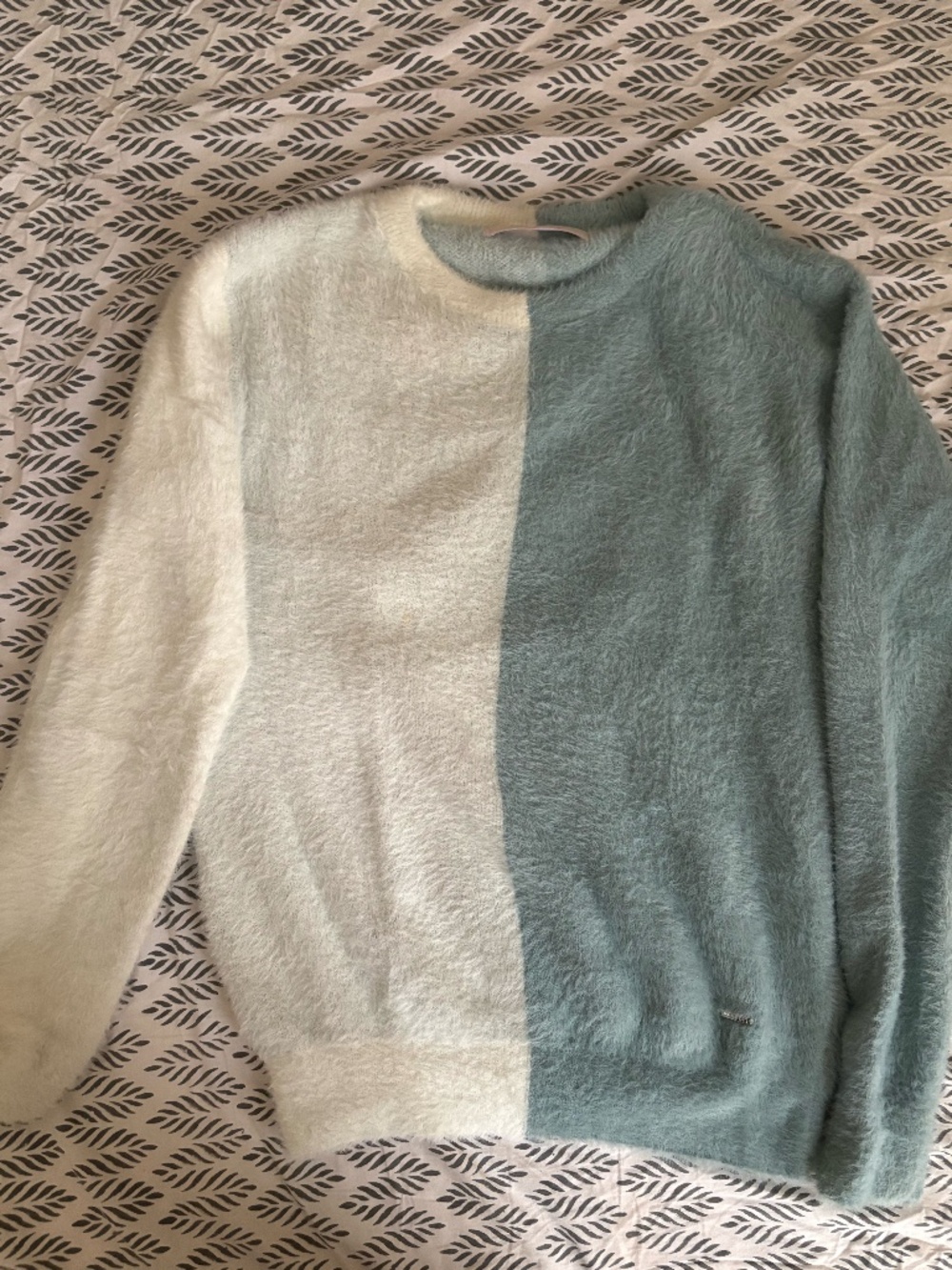 Octave imported fuzzy sweater